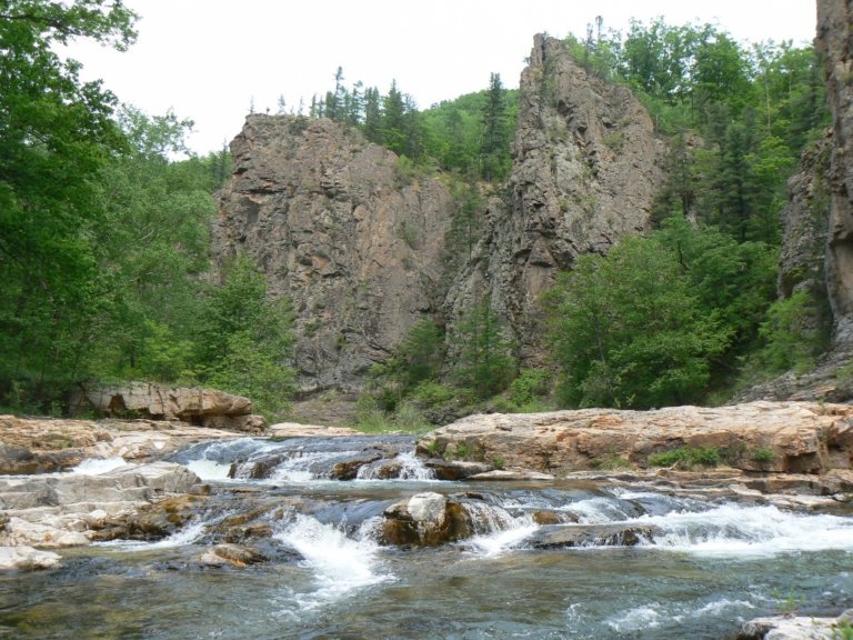 Водопады реки Милоградовки Зов тигра